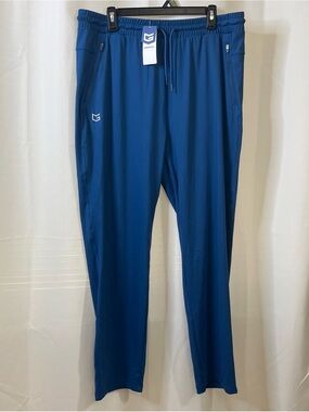 Gradual Pants Joggers Mens XXL  Blue Athletic Stretch Comfort Drawstring NWT